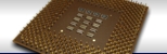 Close-up photo of a computer chip