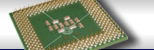 Close-up photo of a computer chip