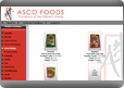 Ascofoods website build